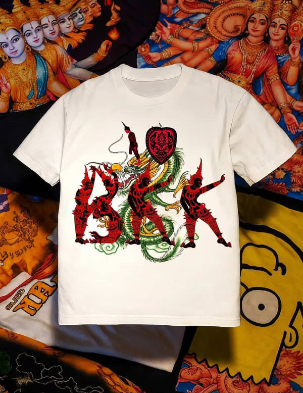 Bom เสื้อวินเทจ "I Love BKK"