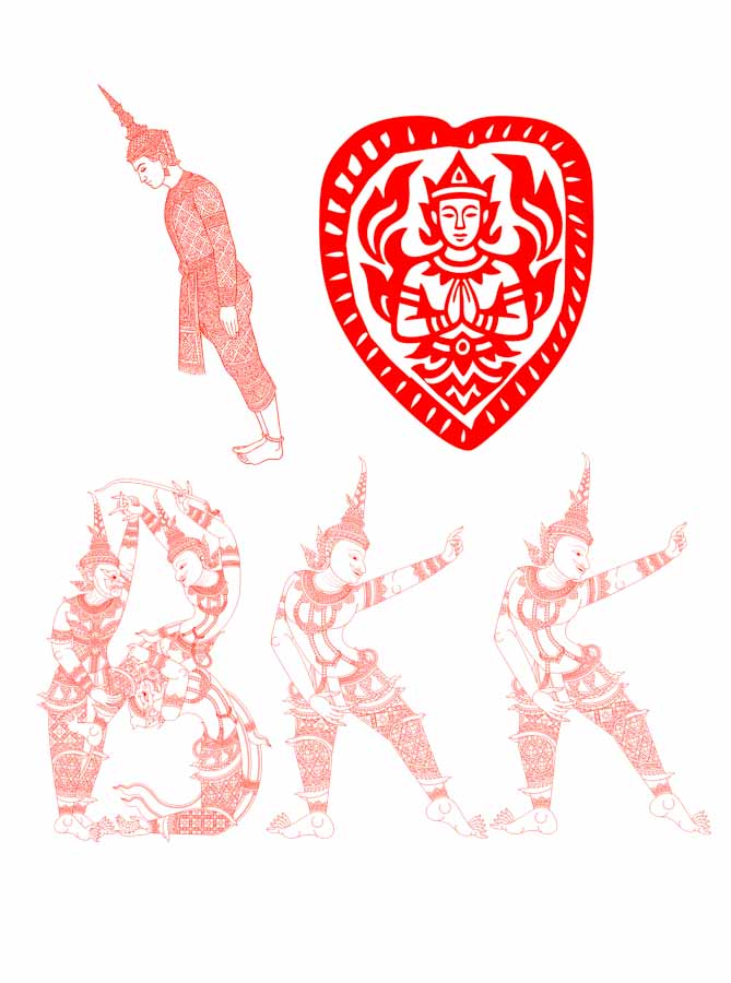 Bom เสื้อวินเทจ "I Love BKK"