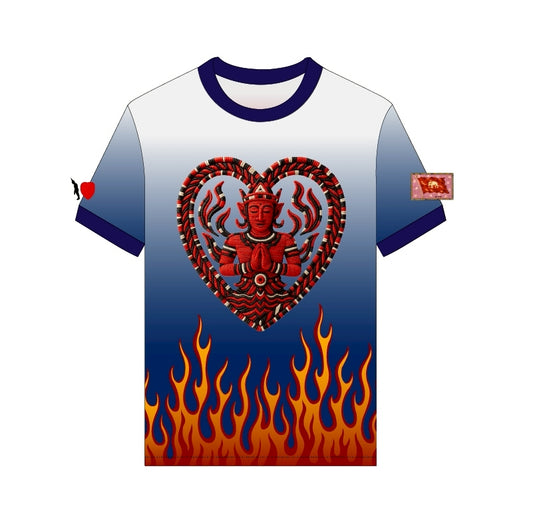 T Shirt "เทพพนม" on fire