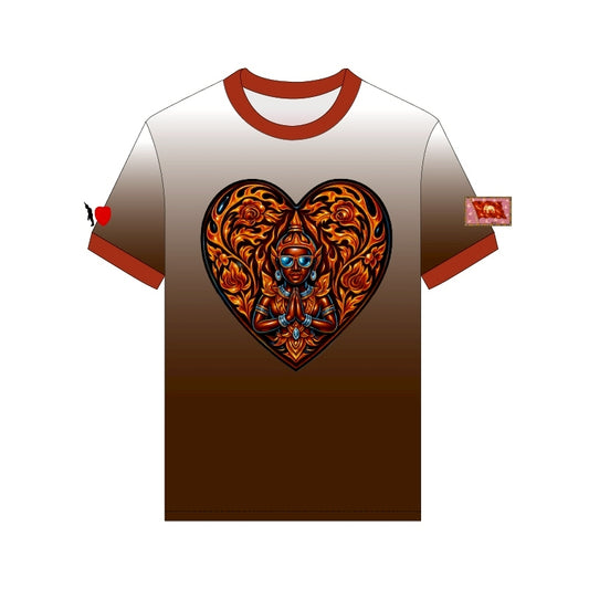 T shirt "เทพพนม" in red
